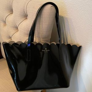 Kate Spade black patent leather bag